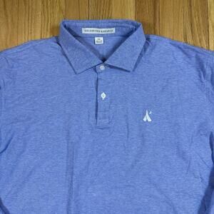 Holderness & Bourne The Harris Polo Shirt Golf Long Sleeve Amparo & White *HOLE
